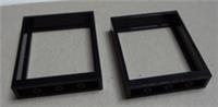 LEGO Parts & Pieces 6154 6254519 Door Frame 1x4x4 Black x2