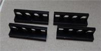 LEGO Parts & Pieces 3633 4187209 Fence 1x4x1 Black x4