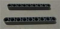 LEGO TECHNIC 4645730 - 40490 Liftarm Beam 9M Dark Stone Grey x2 **