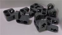 LEGO TECHNIC Parts 69819 Connector Dark Stone Grey x8