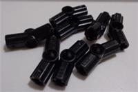 LEGO TECHNIC 32016 - 6261386 Axle Pin Connector Angle 157.5 Black x8