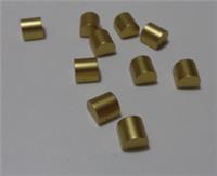 LEGO PART 49307 Brick 1x1x2/3 No Studs Curved Top Metallic Gold x10