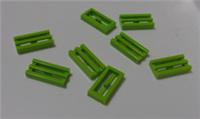 LEGO 2412 - 6263442 1x2 Flat Plate With Grille Lime Green x8