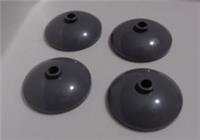 Lego Parts & Pieces 43898 - 4210865 3x3 Parabolic Dish Dark Stone Grey x4