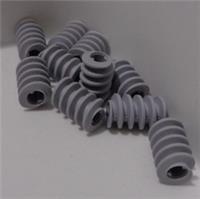 LEGO TECHNIC 4716 6185471 GEAR WORM SCREW LONG Medium Stone Grey x10