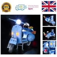 Compact LED Light Kit for Lego Vespa 125 - Step-by-Step Assembly Guide Included