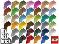 LEGO - Part 29119 - Wedges Right 2x1x2/3 (MULTIPACK) + NEW + SELECT COLOUR / QTY