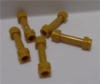 LEGO Parts & Pieces 66909 6378168 Hilt Smooth Extended Gold x5