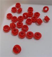 LEGO Pieces & Parts 85861 - 28626 - 6223427 Studs 1x1 W/ Hole Red x24
