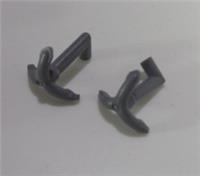 LEGO TECHNIC 30192 - 6270008 Grappling Hook Dark Stone Grey x2