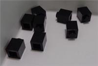 Lego Part & Pieces 3005 - 300526 Brick 1x1 Black x8
