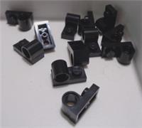LEGO 11458 6114987 1x2 Plate With Pin Hole Black x12 Parts & Pieces**