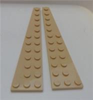 LEGO Spares 47398 47397 6358290 6358289 12X3 Left & Right Wing Tan x1 Pair