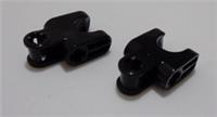 LEGO Parts 67695 Axle Connector 2 x 3 with Ball Joint Black x2