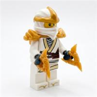 LEGO Ninjago Zane ZX Minifigure from Ninja Character Display 71866 New