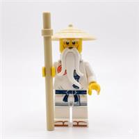 LEGO Ninjago Wu Sensei Minifigure from Ninja Character Display 71866 New