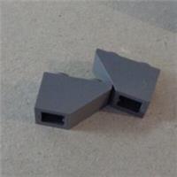 Lego Parts & Pieces 3665 4211096 Slope 2 x 1 Inverted 45 Deg Dark Stone Grey x2