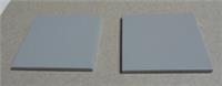 LEGO 10202 - 6014617 Flat Tiles with Bottom Tubes 6x6 Medium Stone Grey x2