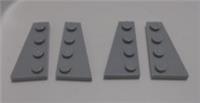 LEGO 41770-41769 Wings 2x4 Plates Left/Right 2 Pair Medium Stone Grey **