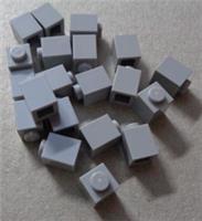 Lego Parts & Pieces 3005 - 4211389 Brick 1x1 Medium Stone Grey x20