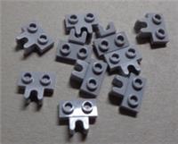 LEGO 14704 - 6043656 Modified 1 x 2 W/Socket Medium Stone Grey x10