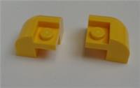 LEGO Parts 6388484 67810 CORNER BRICK W/ BOW 2X2X1 1/3 Bright Yellow X2
