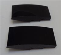 Lego Parts & Pieces 93606 4647286 Brick Curved Slope 4x2 Black x2