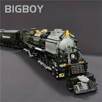 1608 pcs Big Boy Steam Locomotive Building Blocks Set - over 78cm long
