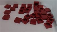 LEGO Parts & Pieces 4550169 - 3070 Flat Tile 1 x 1 Dark Red x30