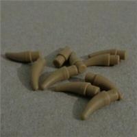 Lego 53451 - 88513 - 6270111 Barb / Claw / Horn Small Sand Yellow x10