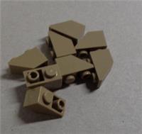 LEGO Bricks & Pieces & Parts 3665 Slopes Inverted 2x1 45 Sand Yellow x8