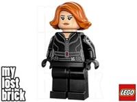 LEGO Super Heroes - Black Widow Minifigure from set 76248 (sh0851) SELECT PART