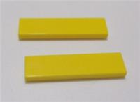 LEGO Pieces & Parts 243124 - 2431 Flat Tile 1x4 Bright Yellow x2