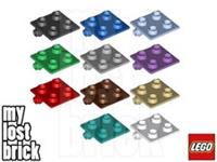 LEGO - Part 6134 - Hinge 2x2 Top Plate (MULTIPACK) + NEW + SELECT COLOUR / QTY