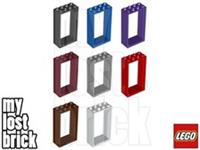 LEGO - Part 60599 - Door / Window Frames 2x4x6 + NEW + SELECT COLOUR / QUANTITY