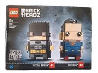 Lego Brickheadz Tactical Batman & Superman Brand New Sealed Justice League 41610