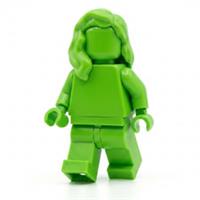 LEGO Everyone is Awesome Bright Green Monochrome Minifigure from Set 4051