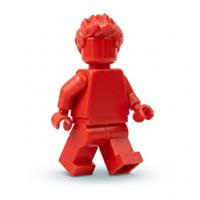 LEGO Everyone is Awesome Red Monochrome Minifigure tls102 from Set 40516 New