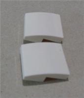 LEGO Parts & Pieces 15068 - 6047220 CURVED 2x2 NO STUDS White x2