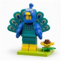 LEGO Series 28 Peacock Costume Fan Minifigure from 71051 (No Box) New