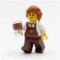 LEGO GWP Barista Hot Chocolate Stand Minifigure HOL394 from Set 40776 New