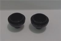 Lego Parts & Pieces 15395 6102341 Round Dome Planter Bowl Black x2