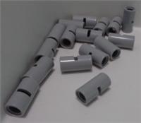 LEGO TECHNIC 6173127 62462 Tube W/ Double 4.85 Hole Medium Stone Grey x16