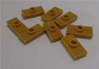 LEGO 15573 6092594 Plate 1x2 W/ 1 Knob Gold x8 Bricks & Pieces & Parts