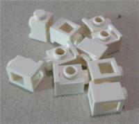 LEGO Pieces & Parts 4070 - 407001 Modified 1x1 with Headlight White x10
