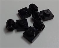 LEGO Bricks & Parts & Pieces 6281993 4081 1x1 Lamp holder Black x4
