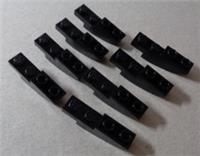 LEGO Part 13547 - 6039869 Brick 1x4x1 W Inverted Bow Black x8 Parts & Pieces **
