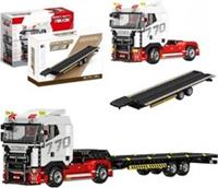 Heavy-Duty Truck & Trailer Building Blocks Set for Adults, 1211 Pieces European