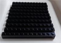 LEGO 6112 Brick 1x12 Black x10 Parts & Pieces & Spares