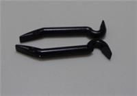LEGO 92585 6186698 Minifigure, Utensil Tool Crowbar Black x2